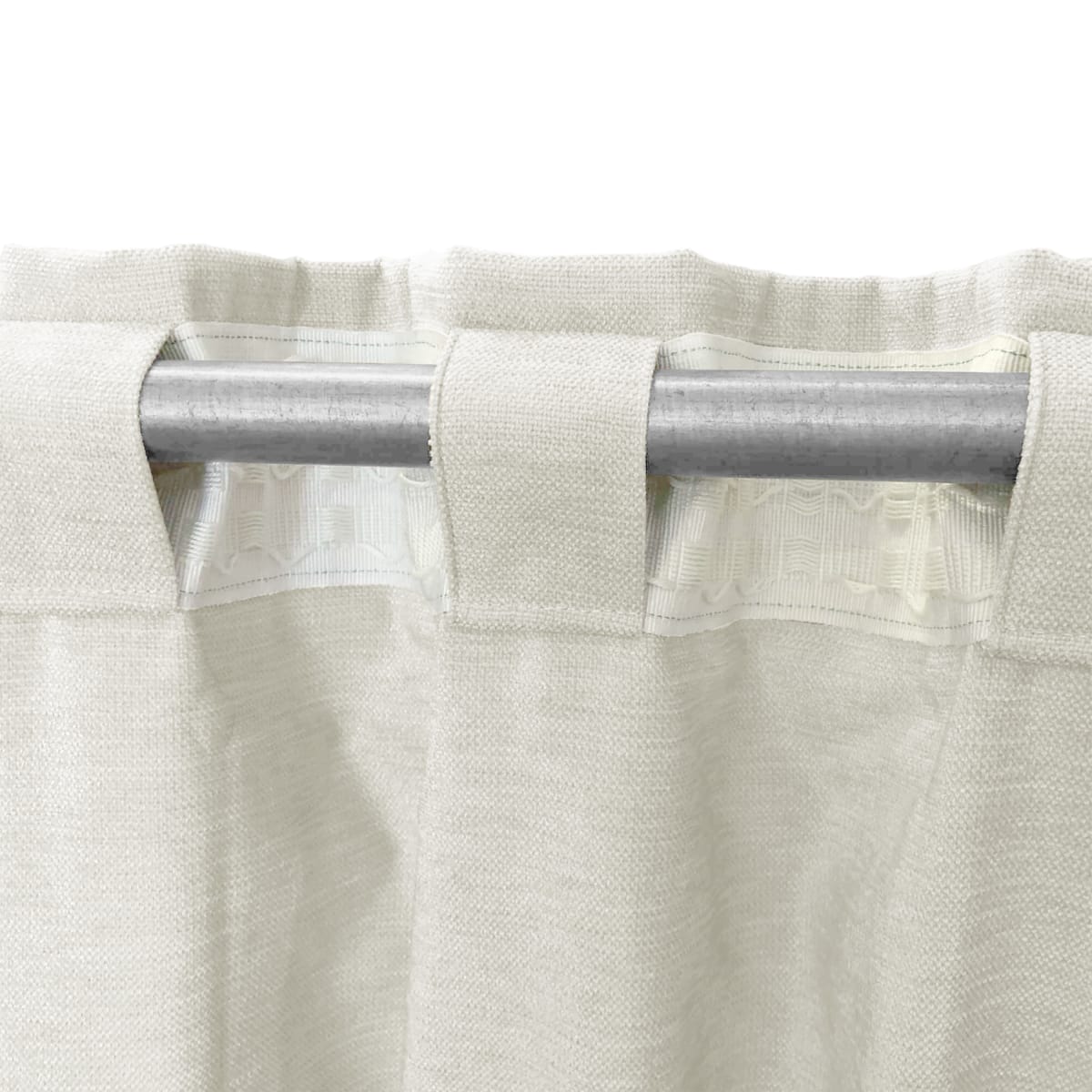 Bricocenter BEIGE OPAQUE CAROL CURTAIN 200X280 CM WEBBING AND CONCEALED HANGING LOOP