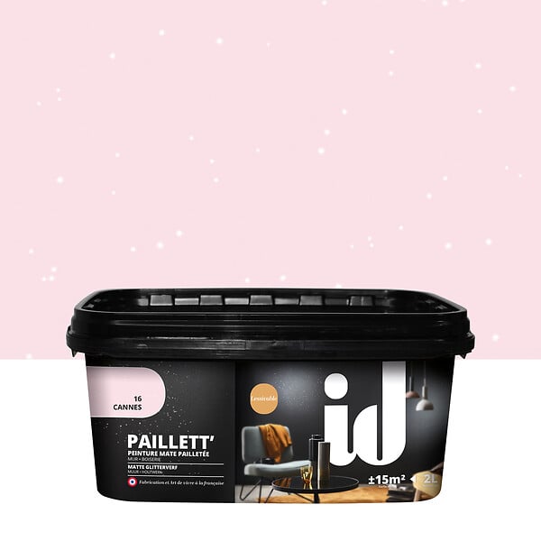 CANNES PINK GLITTER EFFECT PAINT P