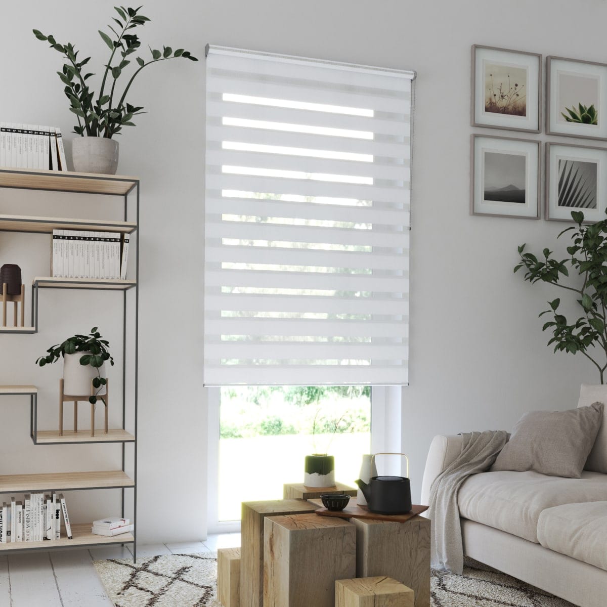 Bricocenter TENDA RULLO NIGHT&DAY QUEBEC WHITE 120X250 CM