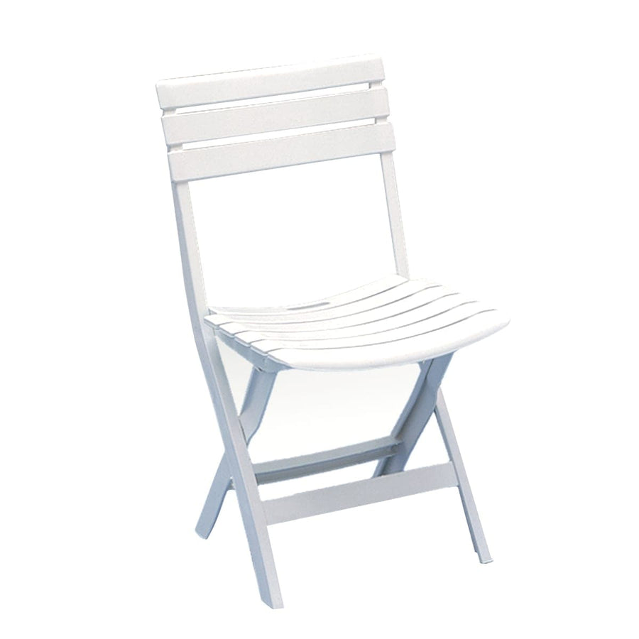 Bricocenter BIRKI WHITE FOLDING RESIN CHAIR