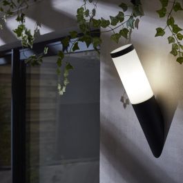 BLACK ALUMINUM TRAVIS WALL SCONCE 37.6X7.6CM E27=24W IP44