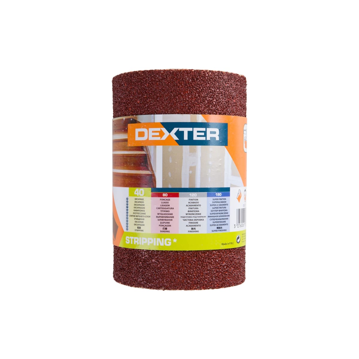 DEXTER ABRASIVE CLOTH ROLL FOR WOOD 2500X115MM GRIT 40