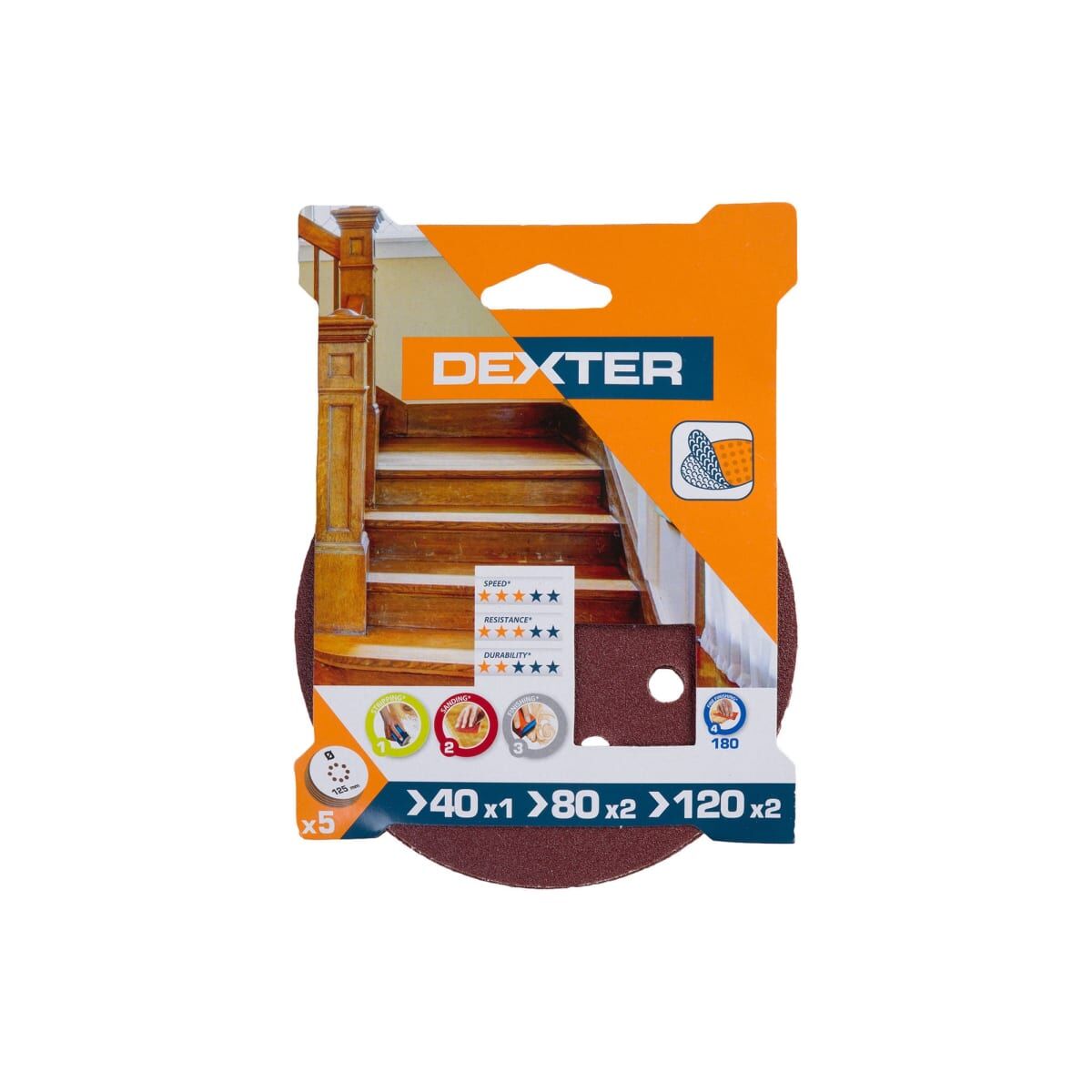 ABRASIVE ROTO-ORBITAL SANDER DEXTE