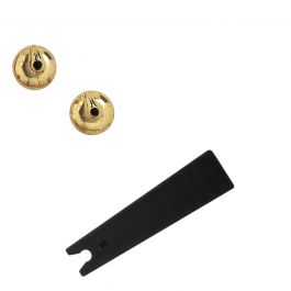 ZAMAK PICTURE HOOKS WITH GOLD-COLOURED APPLICATOR 5 PCS.