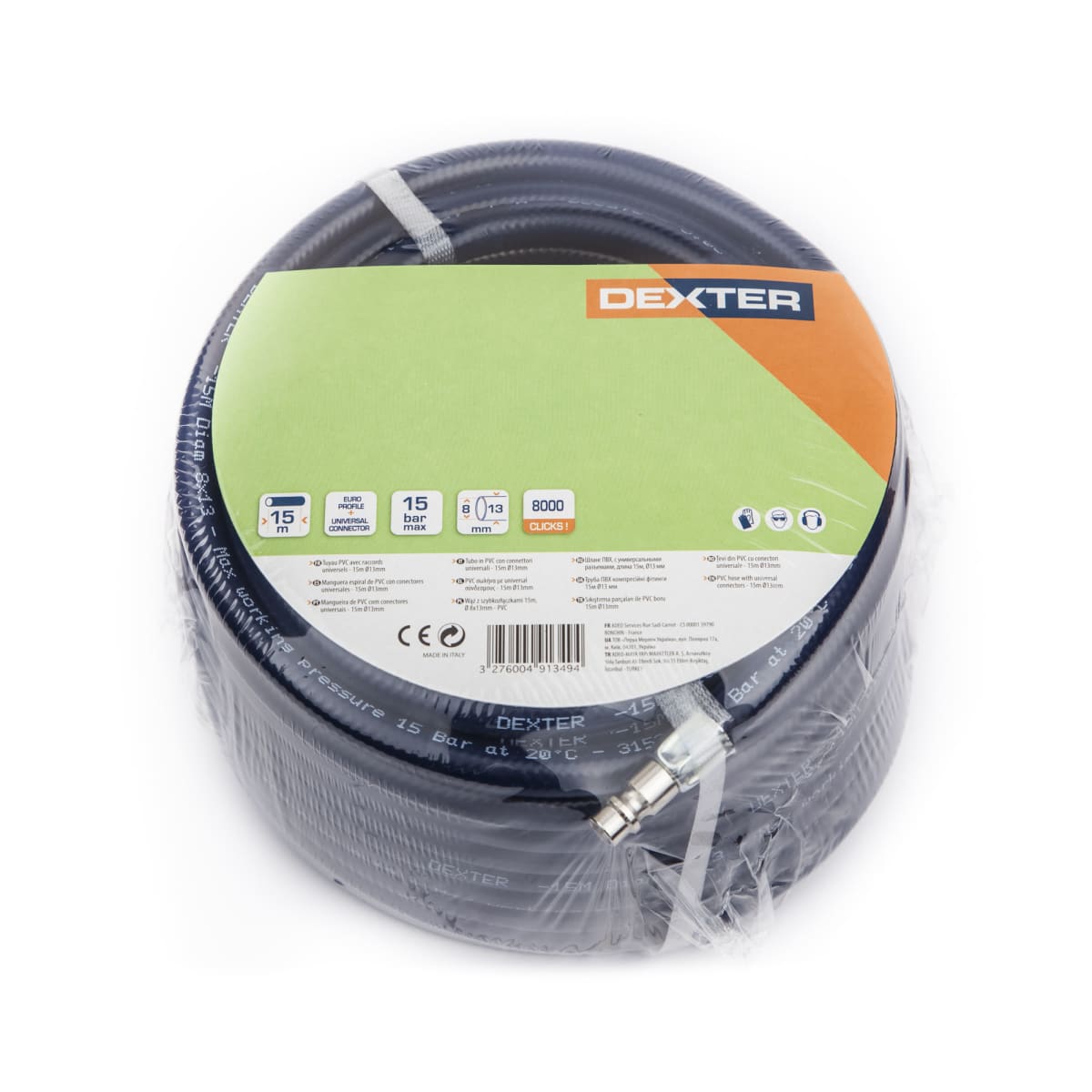 Bricocenter TUBO FLESSIBILE DEXTER IN PVC NERO
