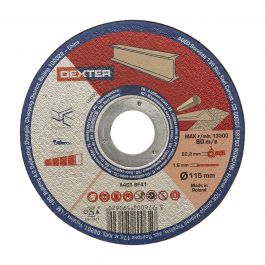 DEXTER ABRASIVE DISC 115X1.6 MM CUTOM