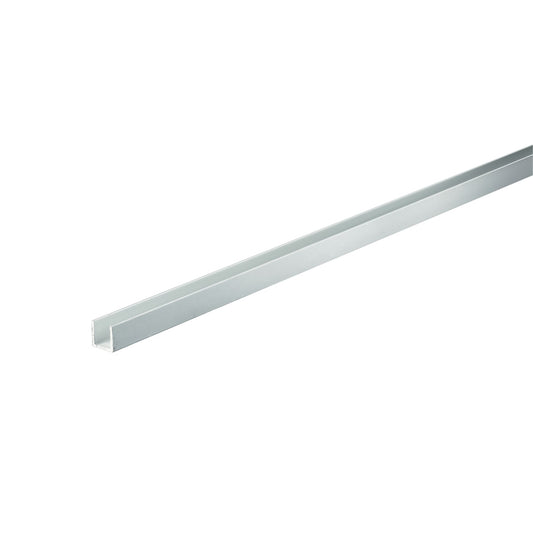 10 x 15 x 1 mm silver channel bar