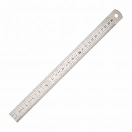 DEXTER STAINLESS STEEL RULER, 300 MM