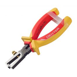 DEXTER WIRE STRIPPING PLIERS 160 MM CHROME VANADIUM INSULATED