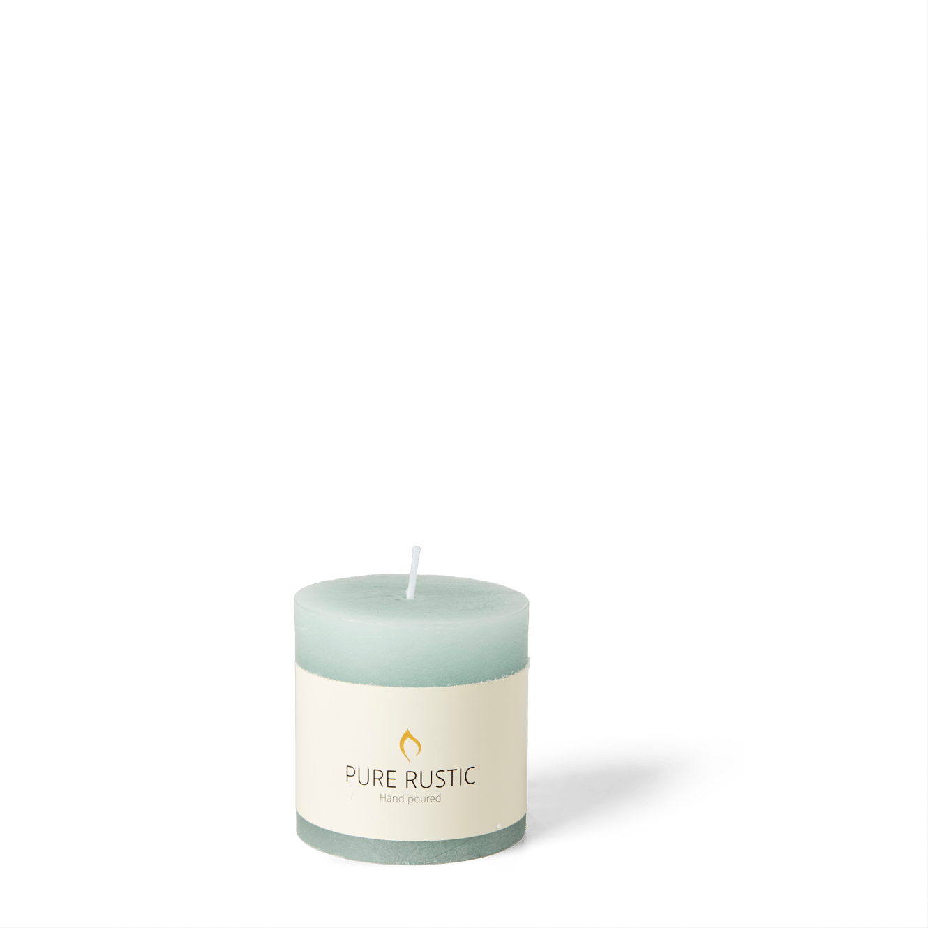 Casa RUSTIC CANDLE SEAFOAM 7X7CM