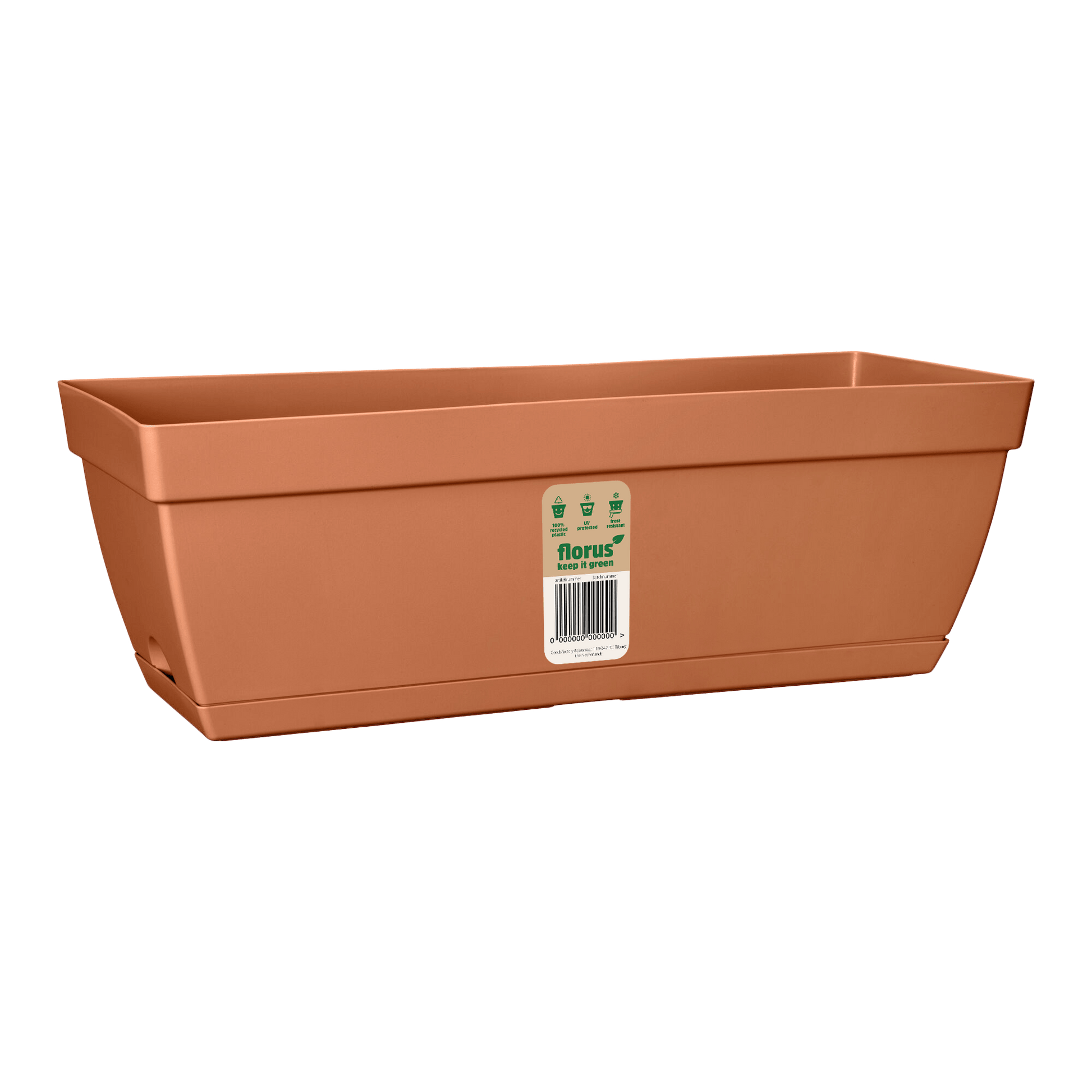 Bricocenter PARIS CASSETTE WITH INTEGRATED UNDERBOX CM 50 H17.5 TERRACOTTA