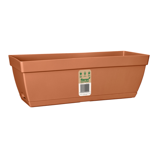 Bricocenter PARIS CASSETTE WITH INTEGRATED UNDERBOX CM 50 H17.5 TERRACOTTA