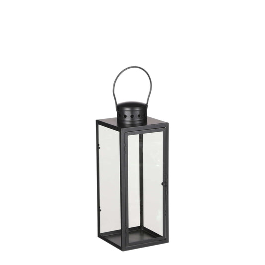 Bricocenter LANTERNA IN METALLO NERO L13.5 X P13 X H34.5 CM