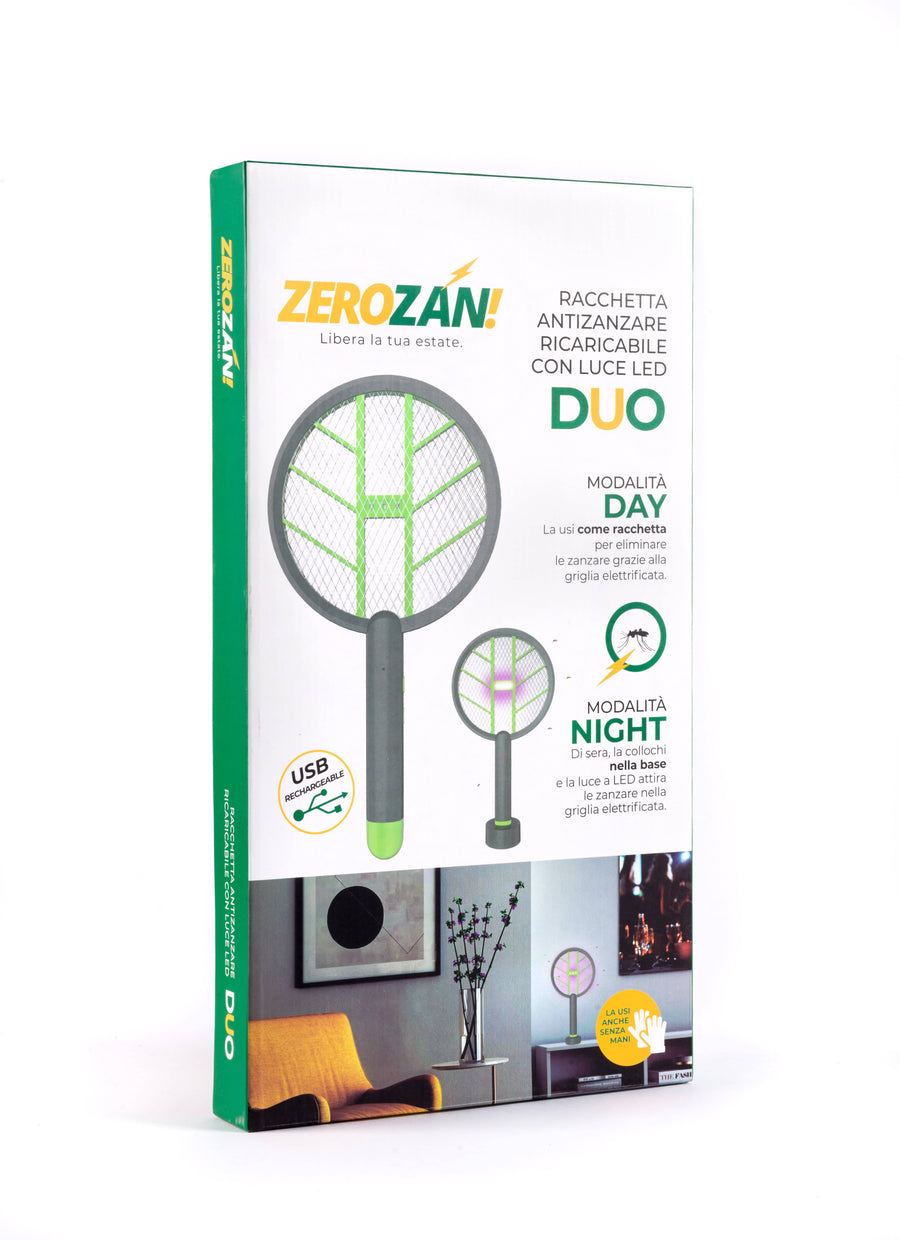 Bricocenter RECHARGEABLE MOSQUITO REPELLENT PADDLE WITH LED LIGHT