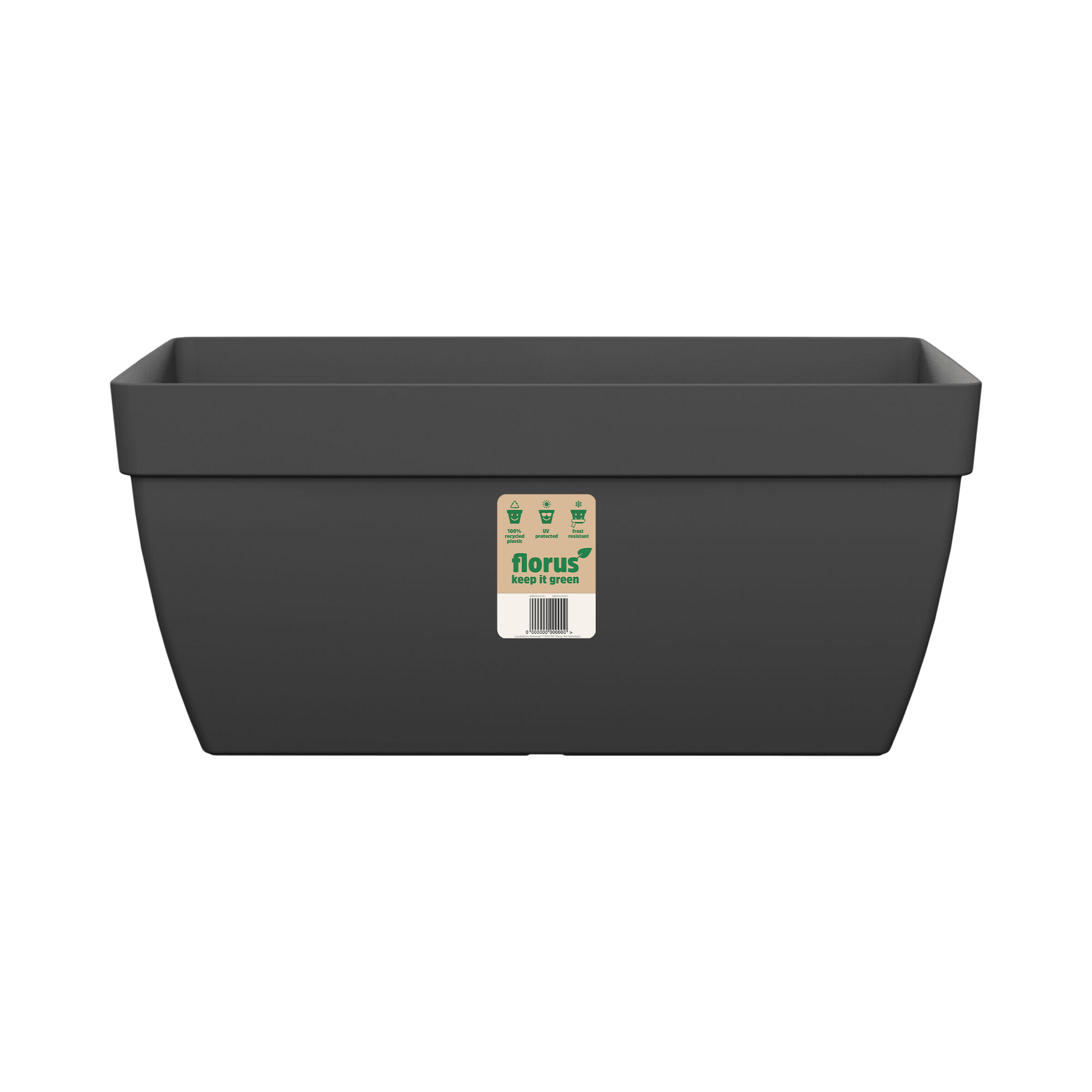 Bricocenter PARIS ANTHRACITE PLANTER 80 CM