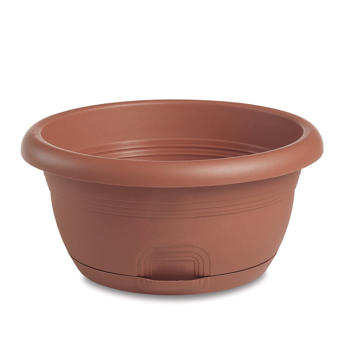 Bricocenter CAPRI BOWL WITH WATER RESERVE CM 40 H17 LT 12 TERRA DI SIENA