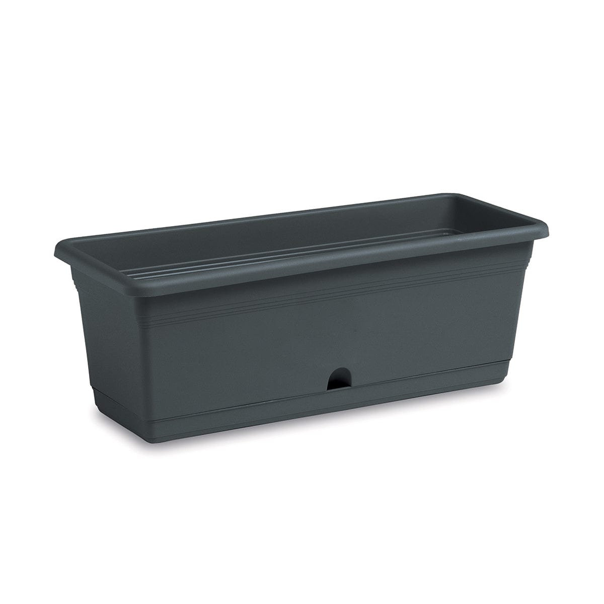 Bricocenter PORTOFINO BOX WITH WATER RESERVE CM 50X20 H18 LT 11 ANTHRACITE