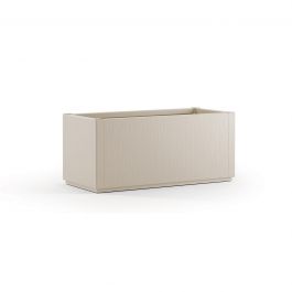 ETHICA RECTANGULAR PLANTER CM 80X36 H35 80 LT PLASTER