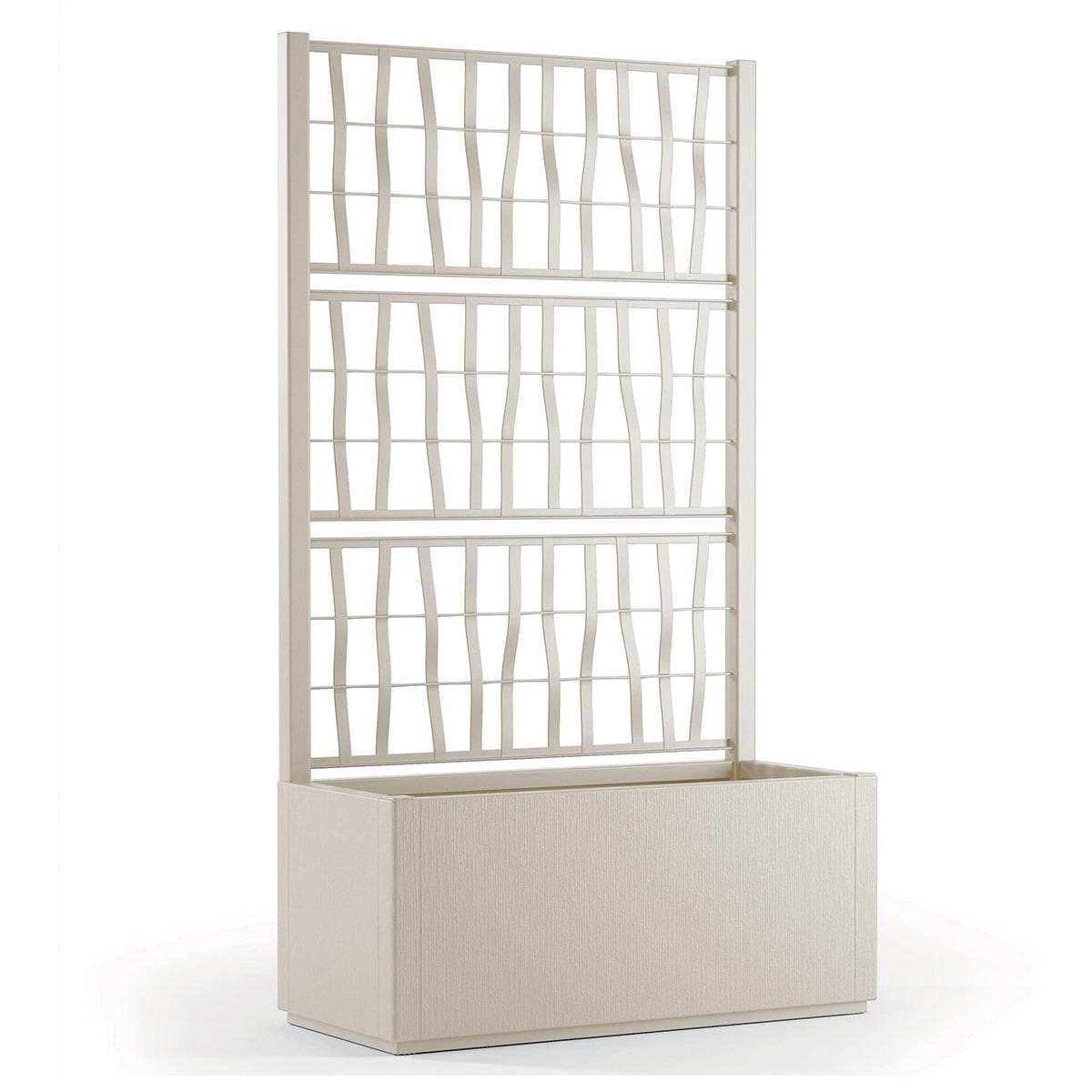 Bricocenter ETHICA PLANTER WITH ESPALIER CM 80X36 H140 CHALK