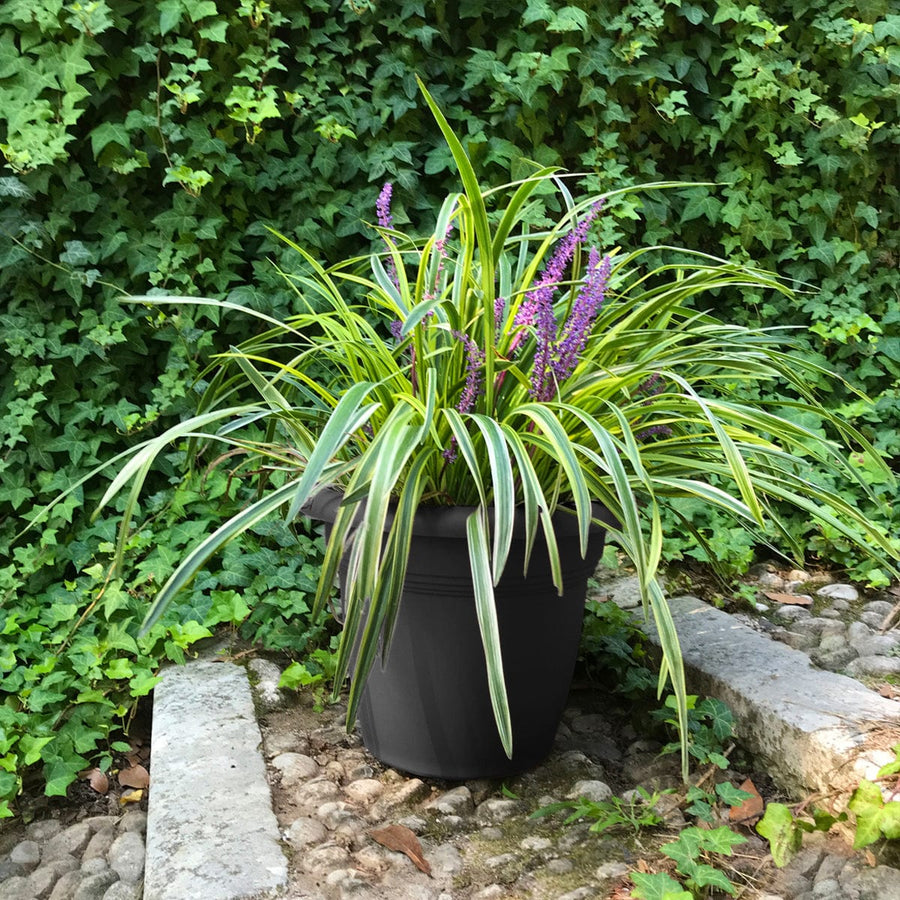 Bricocenter MEDITERRANEAN VASE CM 45 H33 LT 30 ANTHRACITE