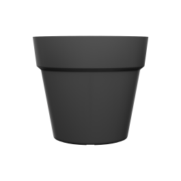 NATERIAL ROUND VASE CM 24.5 H21.5 ANTHRACITE