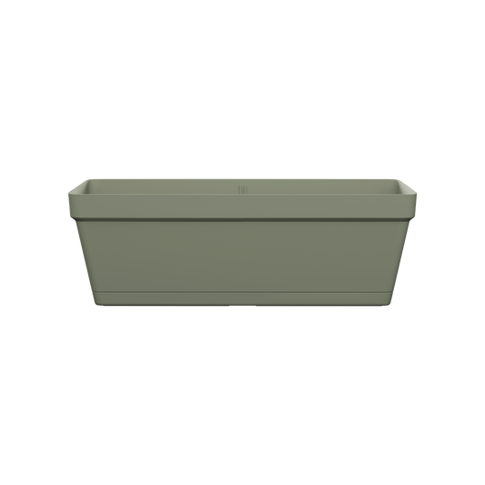 Bricocenter NATERIAL BOX WITH INTEGRATED UNDERBOX CM 49 H16.5 OLIVE GREEN