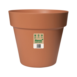 PARIS ROUND VASE 25 CM TERRACOTTA