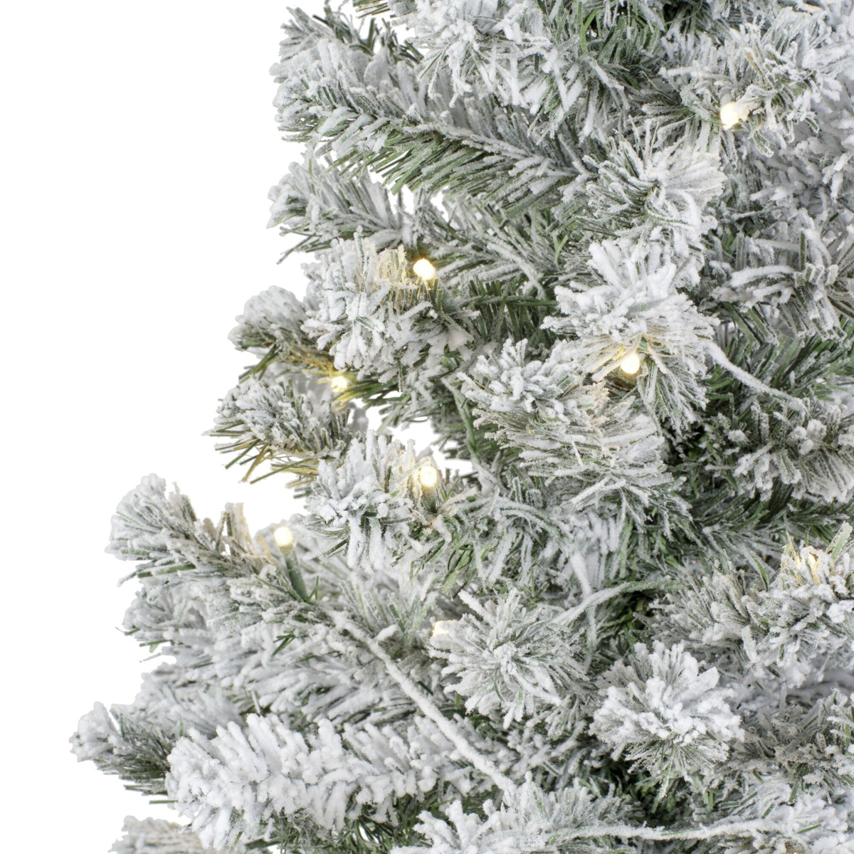 Albero di natale innevato con led h 60cm imperial
