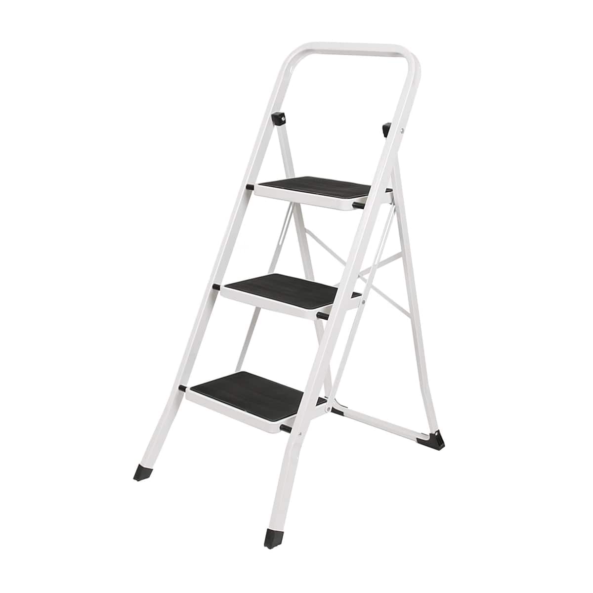 EVEREST 3-STEP STEEL STOOL MAXIMUM LOAD CAPACITY 150 KG FOR DOMESTIC USE