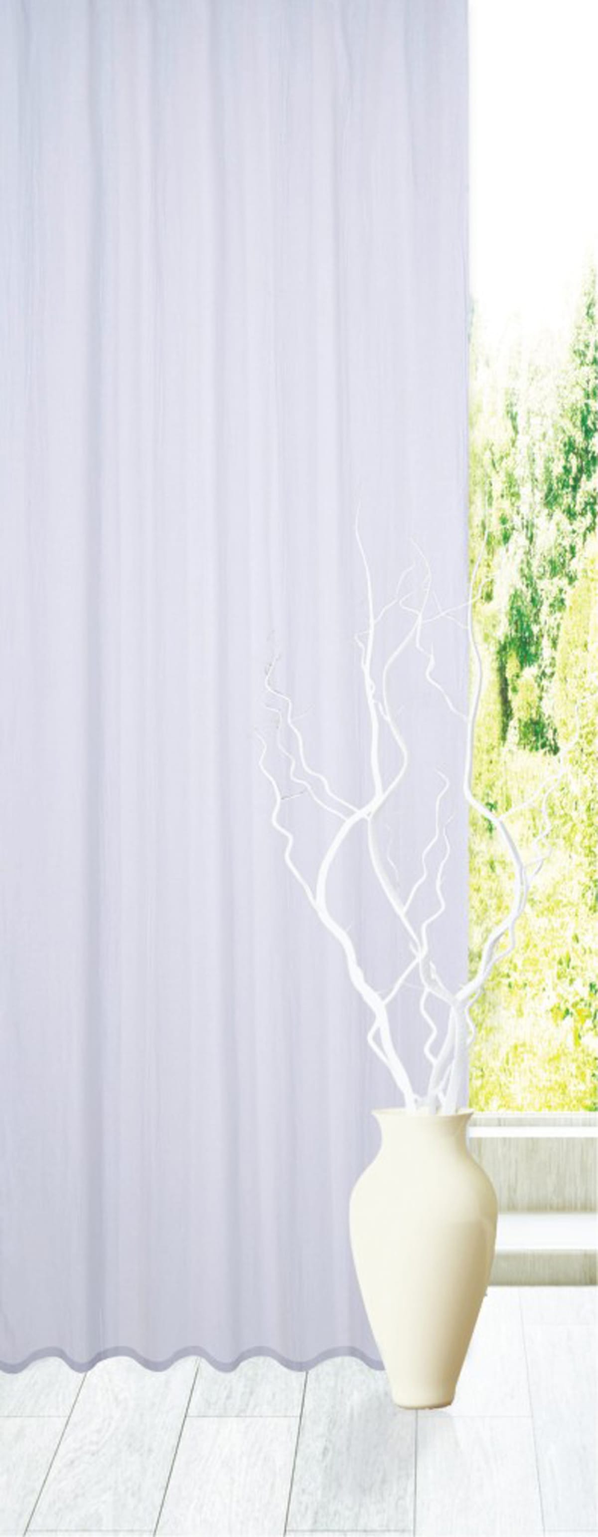 Bricocenter TENDA SOHO BIANCO COPRENTE 135X280 CM FETTUCCIA E PASSANTE NASCOSTO