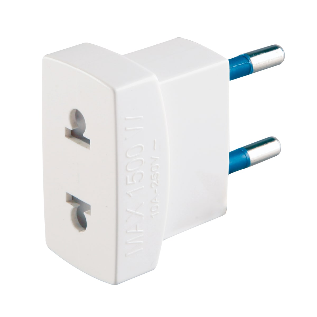 ADAPTER ITALY PLUG USA OUTLET 10A WHITE