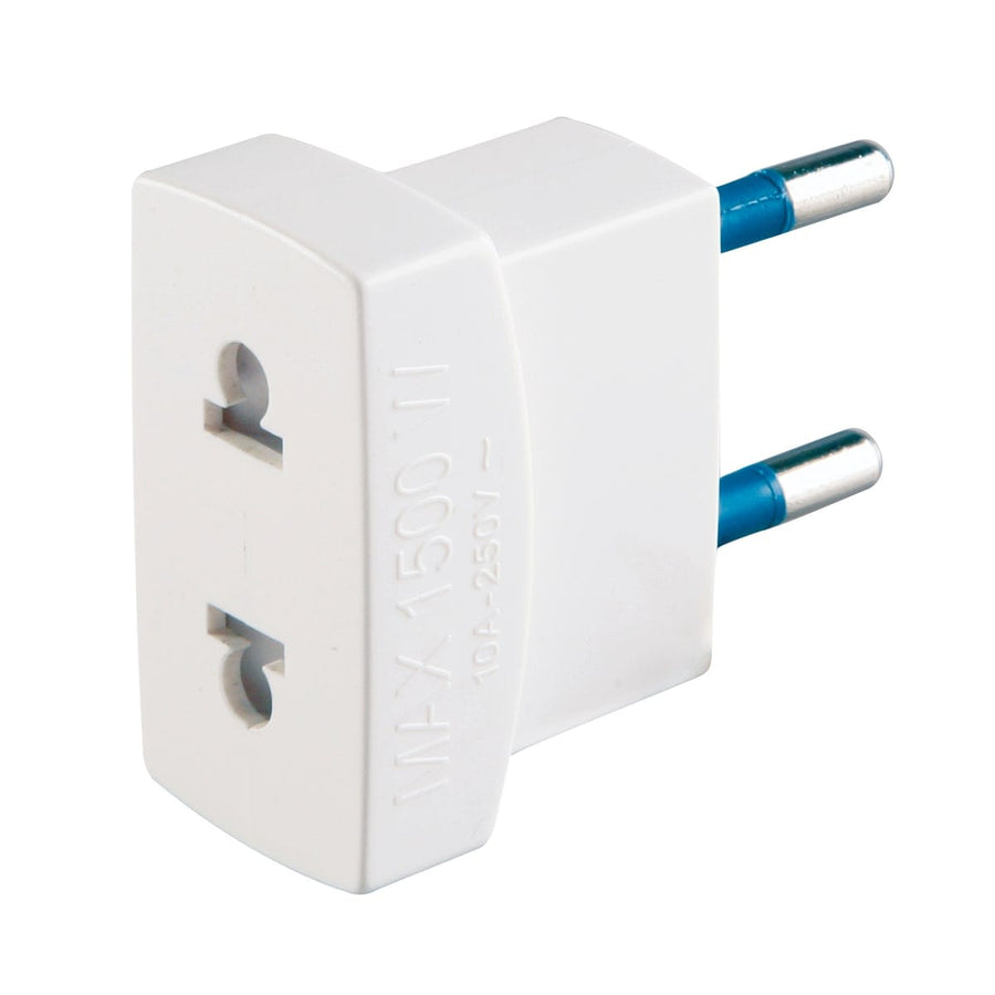 Bricocenter ADAPTER ITALY PLUG USA OUTLET 10A WHITE