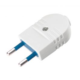 PLUG 10A WITHOUT EARTH WHITE
