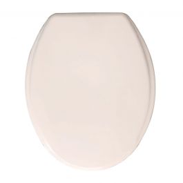 STANDARD WC SEAT CORTINA PLASTIC WHITE CERNIRE NYLON