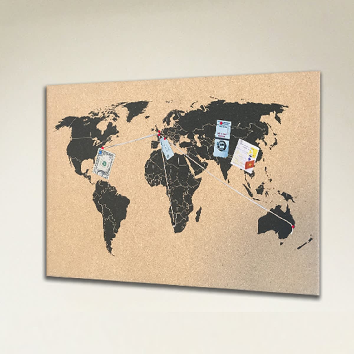 WORLD 40X60 CORK NOTICE BOARD