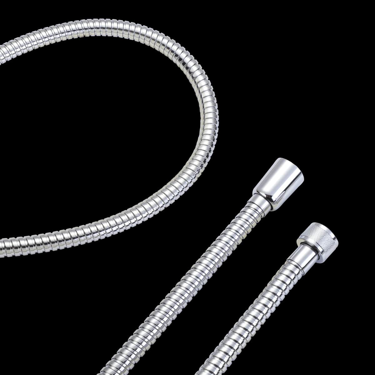 Bricocenter SENSEA ESSENTIAL CHROME-PLATED STEEL FLEXIBLE 2 M