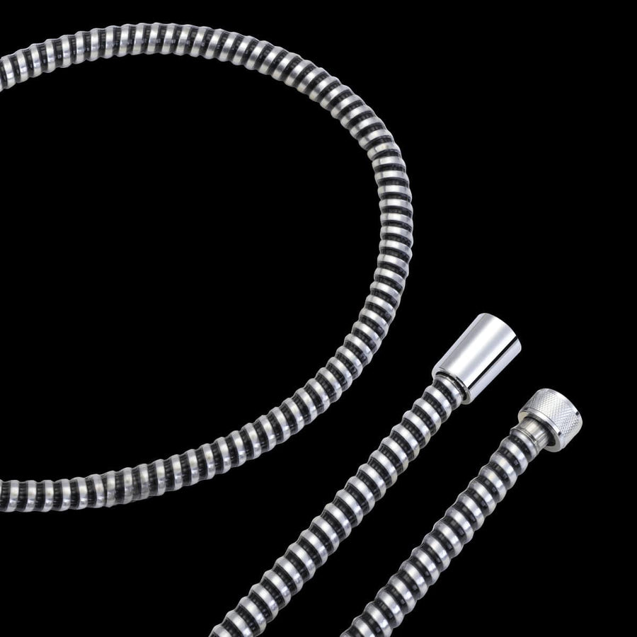 Bricocenter PVC SPIRAL HOSE BLACK/CHROME 1.75 M