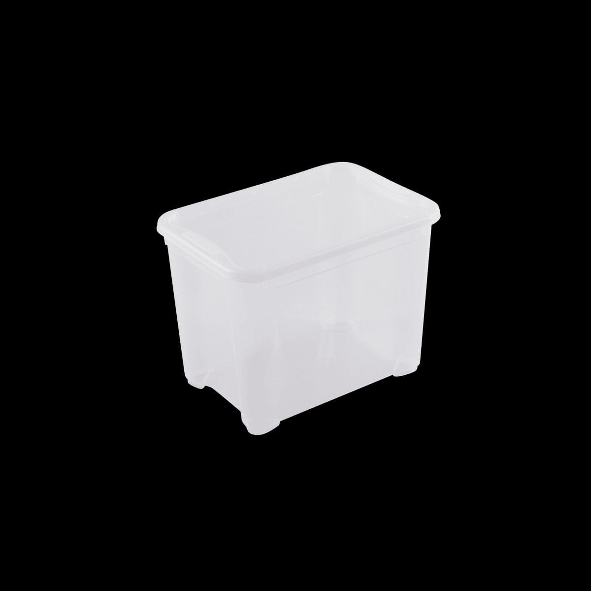 Bricocenter CONTAINER WITH LID T-BOX S W38xD26.5xH28.5CM 18LT TRANSPARENT PLASTIC LID