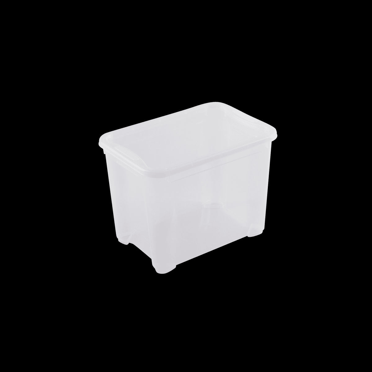 CONTAINER WITH LID T-BOX S W38xD26.5xH28.5CM 18LT TRANSPARENT PLASTIC LID