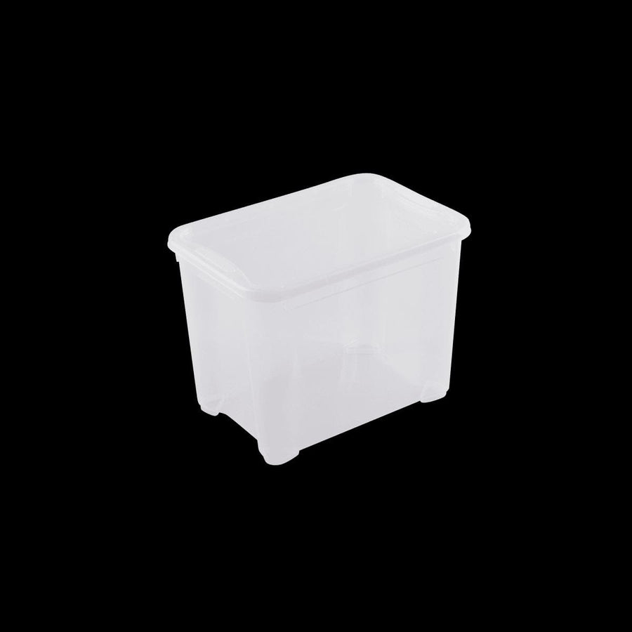 Bricocenter CONTAINER WITH LID T-BOX S W38xD26.5xH28.5CM 18LT TRANSPARENT PLASTIC LID