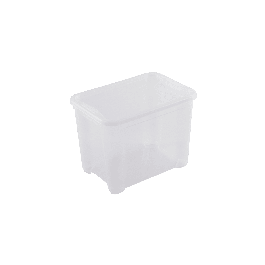 CONTAINER WITH LID T-BOX S W38xD26.5xH28.5CM 18LT TRANSPARENT PLASTIC LID