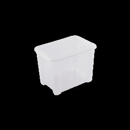 CONTAINER WITH LID T-BOX S W38xD26.5xH28.5CM 18LT TRANSPARENT PLASTIC LID
