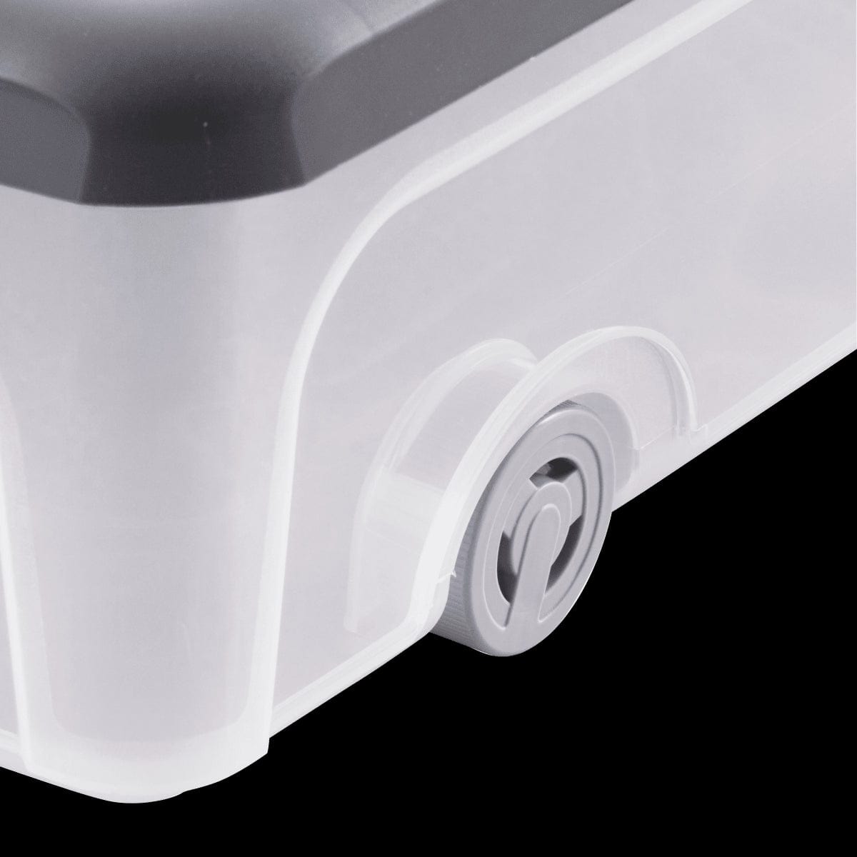 Bricocenter CONTENITORE SOTTOLETTO CON 8 RUOTE E APERTURA DAI DUE LATI 79X58X16,5CM 55 LT