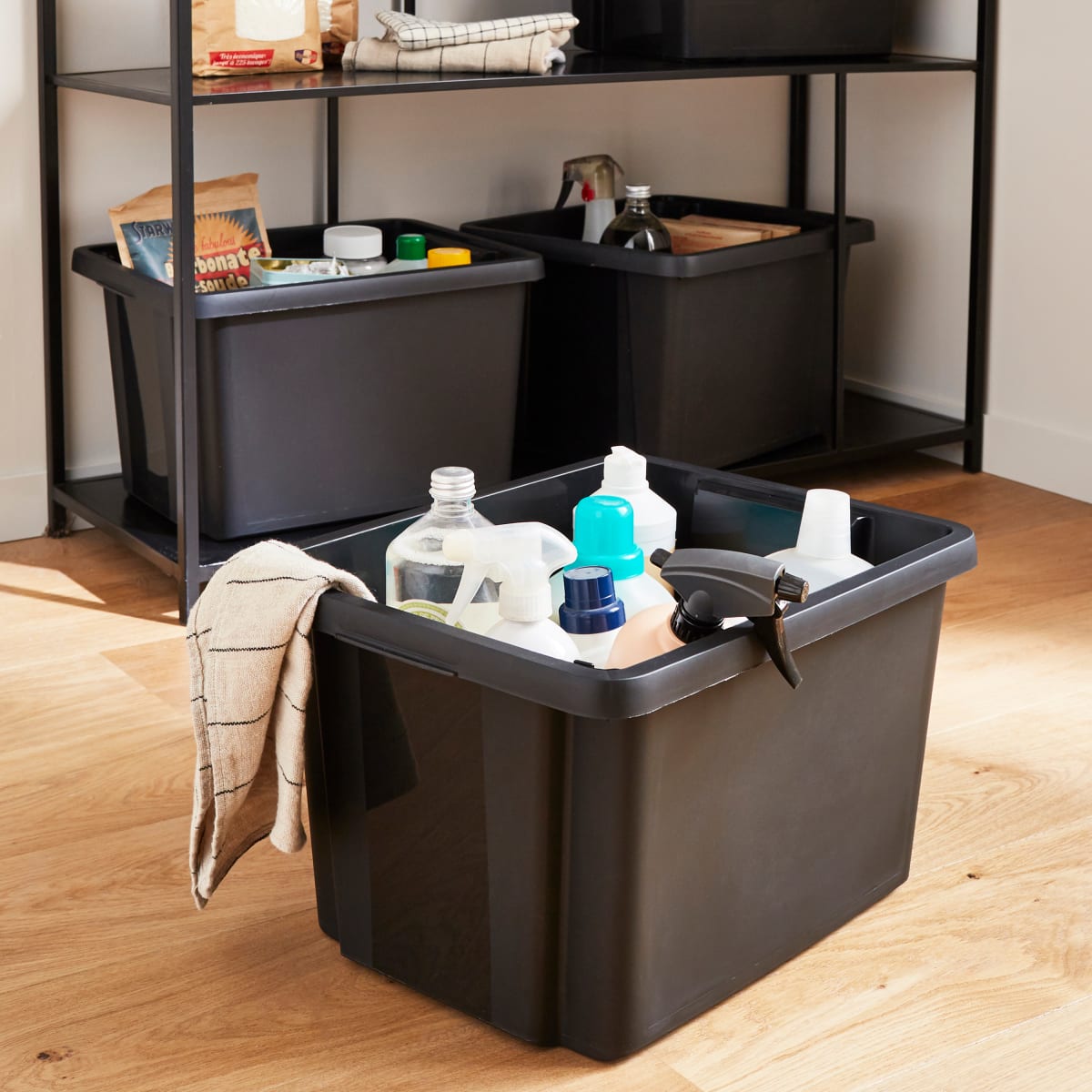 BLACK BASKET 26 LT 34X43X26CM