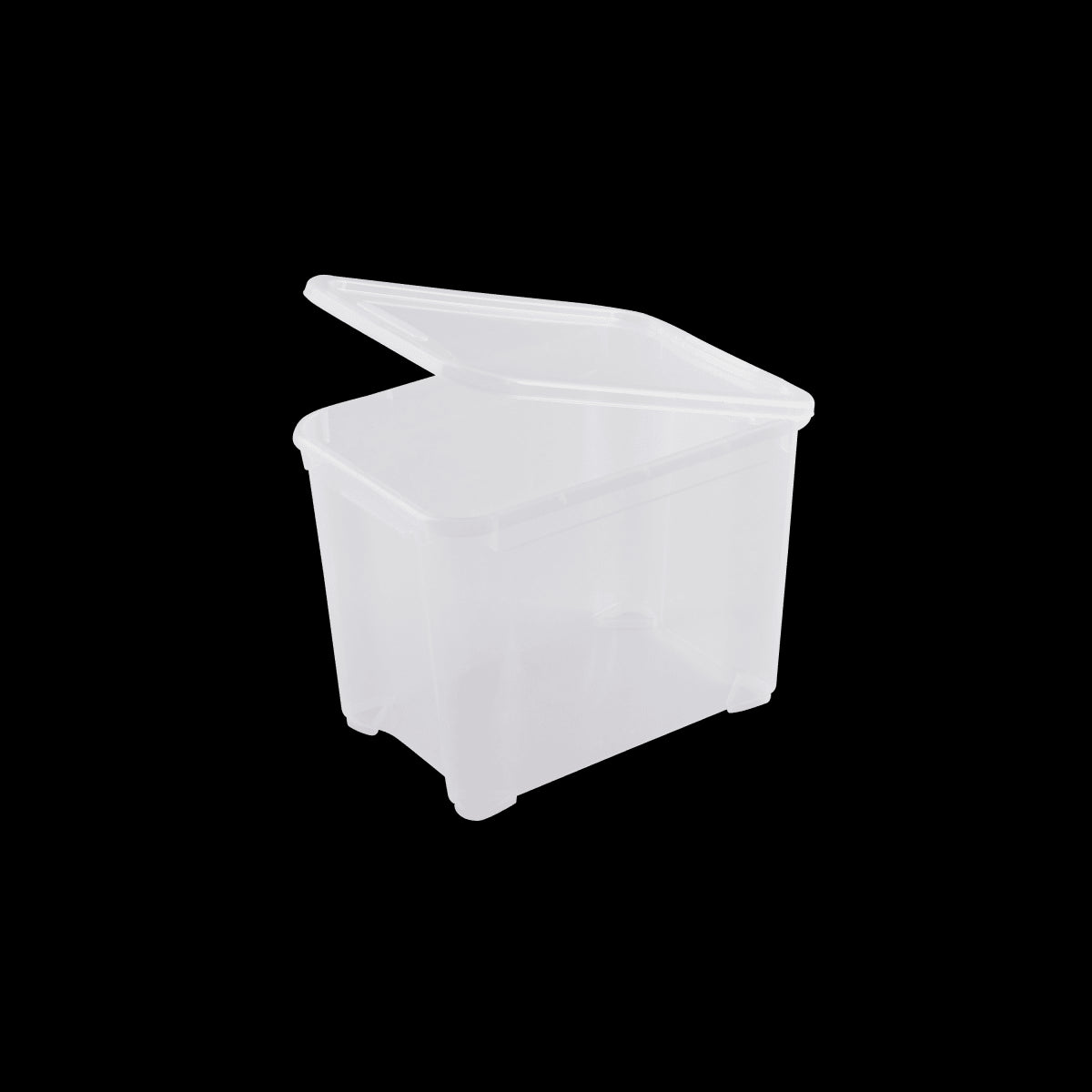 CONTAINER WITH LID T-BOX S W38xD26.5xH28.5CM 18LT TRANSPARENT PLASTIC LID