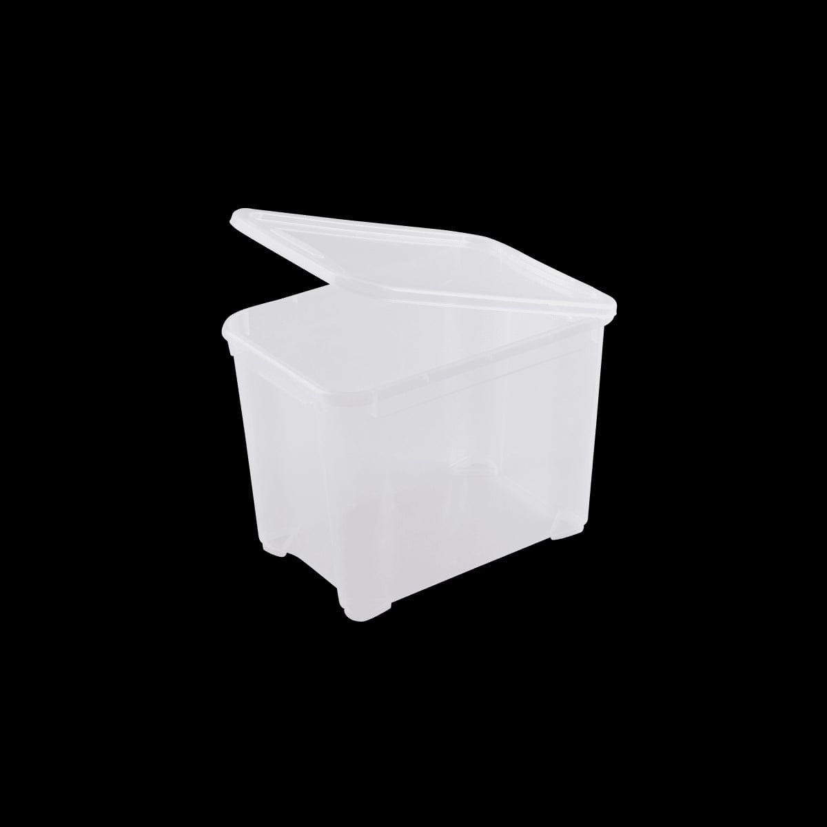 Bricocenter CONTAINER WITH LID T-BOX S W38xD26.5xH28.5CM 18LT TRANSPARENT PLASTIC LID