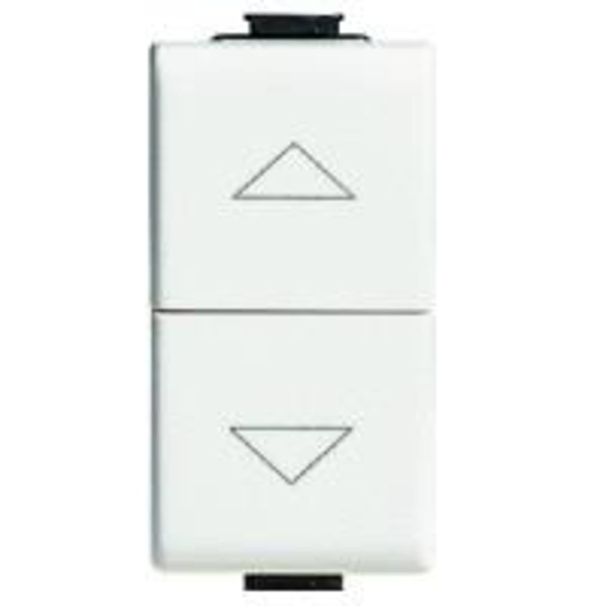 Bricocenter PULSANTE DOPPIO INTERBLOCCATO MATIX  BIANCO