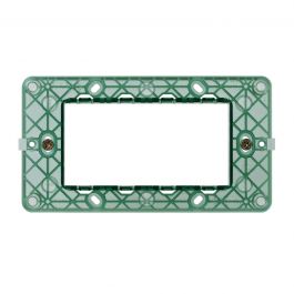 HOLDER FOR PLATE 4 PLACES GREEN