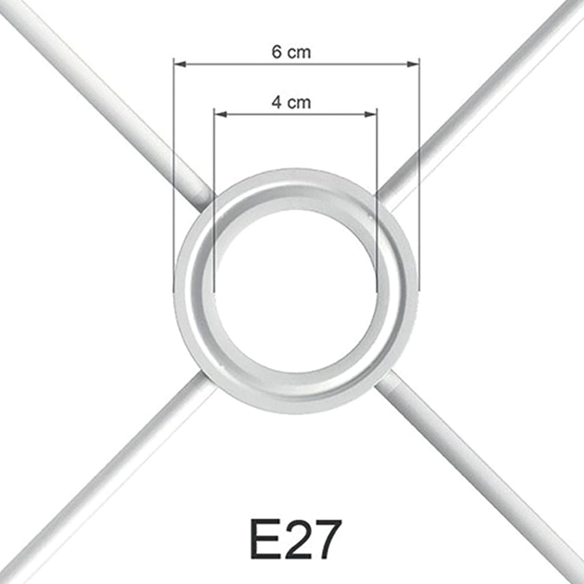 Bricocenter LAMPADARIO CILINDRO LUREX TORTORA D40 E27=60W