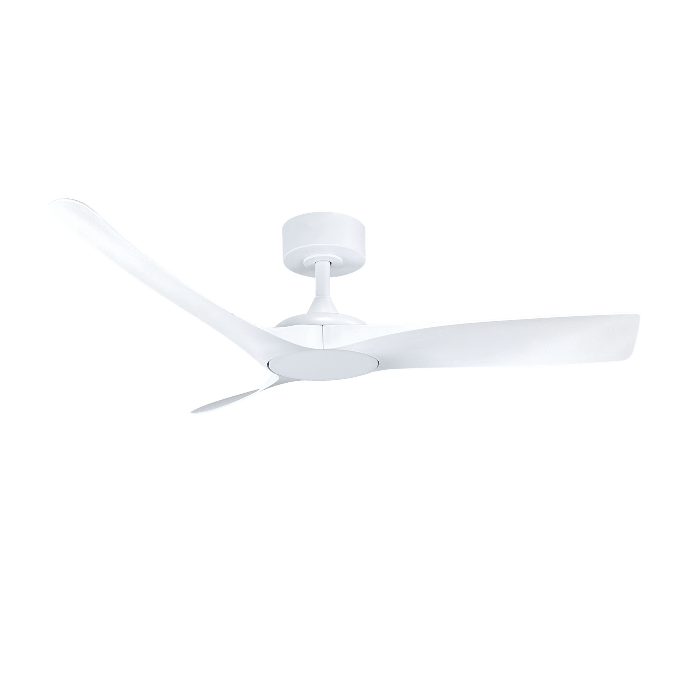 Ventilatore da soffito aruba plus plastica bianco d112 led 18w  4 pale cct dimmerabile